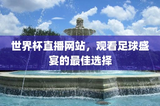 世界杯直播网站，观看足球盛宴的最佳选择