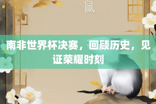 南非世界杯决赛吉安市靖泰电力工程有限公司，回顾历史，见证荣耀时刻