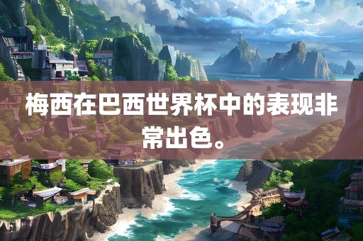 梅西在巴西世界杯中的表现非常出色。