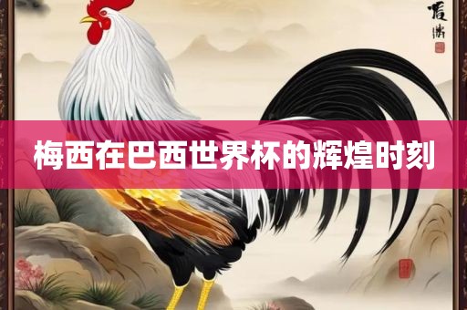 梅西在巴西世界杯的辉煌时刻