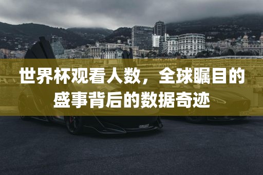 世界杯观看人数，全球瞩目的盛事背后的数据奇迹