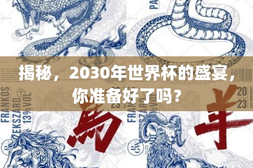 揭秘，2030年世界杯的盛宴，你准备好了吗？吉安市靖泰电力工程有限公司