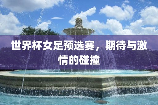 世界杯女足预选赛，期待与激情的碰撞吉安市靖泰电力工程有限公司