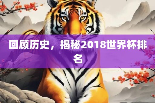 回顾历史，揭秘2018世界杯排名