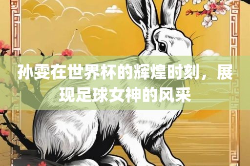 孙雯在世界杯的辉煌时刻，展现足球女神的风采