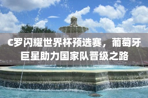 C罗闪耀世界杯预选赛，葡萄牙巨星助力国家队晋级之路