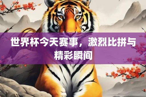 世界杯今天赛事，激烈比拼与精彩瞬间