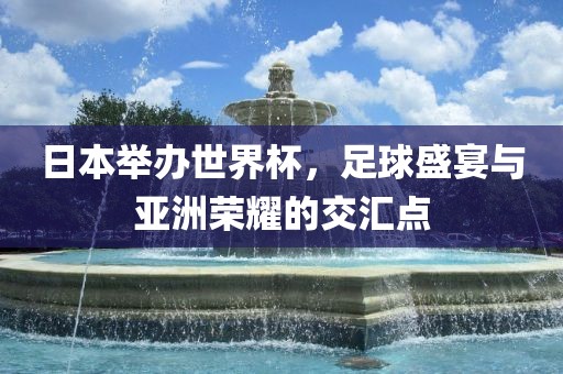 日本举办世界杯，足球盛宴与亚洲荣耀的交汇点吉安市靖泰电力工程有限公司