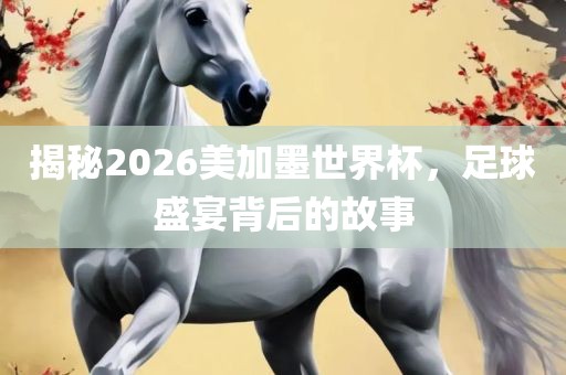揭秘2026美加墨世界吉安市靖泰电力工程有限公司杯，足球盛宴背后的故事