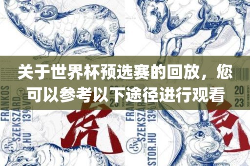 关于世界杯预选赛的回放，您可以参考以下途径进行观看