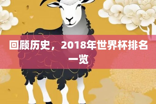 回顾历史，2018年世界杯排名一览