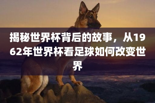 揭秘世界杯背后的故事，从1962年世界杯看足球如何改变世界吉安市靖泰电力工程有限公司