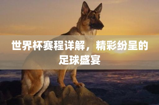 世界杯赛程详解，精彩纷呈的足球盛宴吉安市靖泰电力工程有限公司