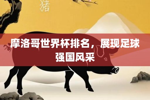 摩洛哥世界杯排名，展现足球强国风采