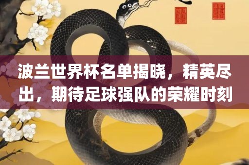 波兰世界杯名单揭晓，精英尽出，期待足球强队的荣耀时刻