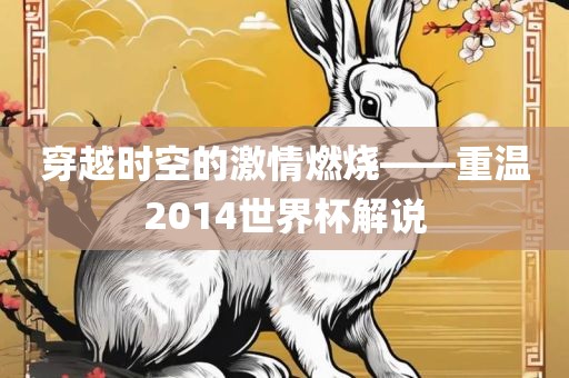 穿越时空的激情燃烧——重温2014世界杯解说