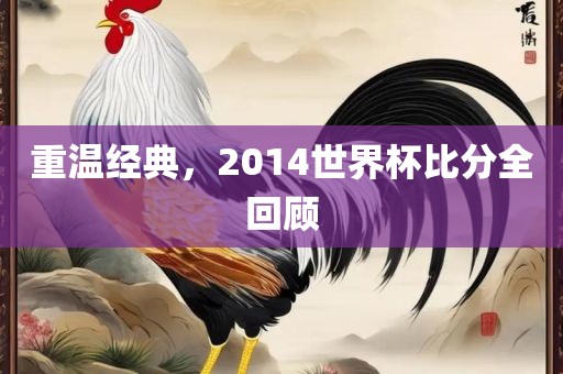 重温经典，201吉安市靖泰电力工程有限公司4世界杯比分全回顾