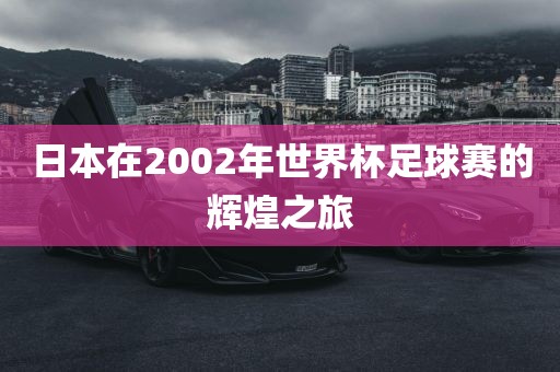 日本在2002年世界杯足球赛的辉煌之旅吉安市靖泰电力工程有限公司