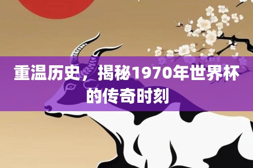 重温历史，揭秘1970年世界杯的传奇时刻