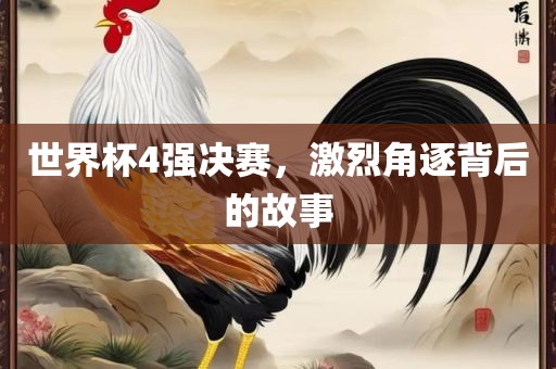 世界杯4强决赛，激烈角逐背后的故事吉安市靖泰电力工程有限公司