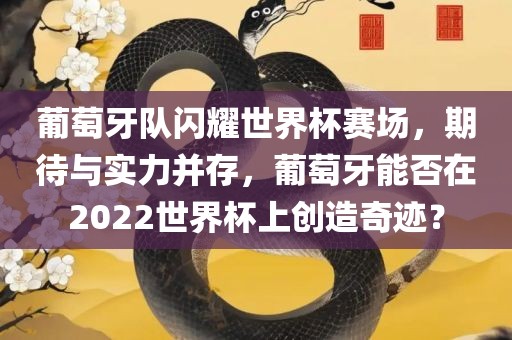 葡萄牙队闪耀世界杯赛场，期待与实力并存，葡萄牙能否在2022世界杯上创造奇迹？