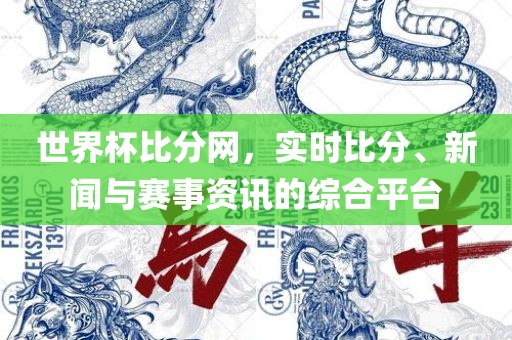 世界杯比分网，实时比分、新闻与赛事资讯的综合平台