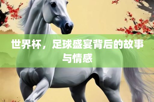 世界杯，足球盛宴背后的故事与情感吉安市靖泰电力工程有限公司