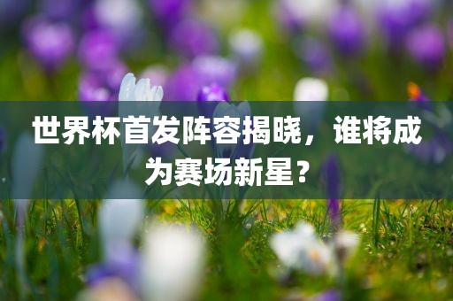 世界杯首发阵容揭晓，谁将成为赛场新星？吉安市靖泰电力工程有限公司