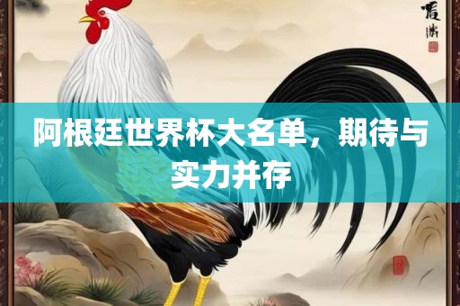 阿根廷世界杯大名单，期待与实力并存吉安市靖泰电力工程有限公司