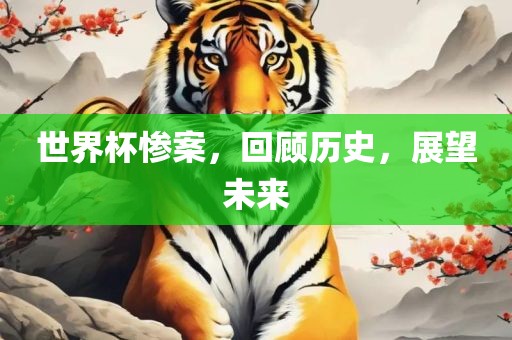 世界杯惨案，回顾历史，展望未来