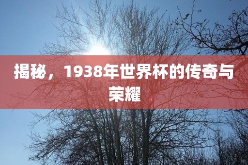 揭秘，1938年世界杯的传奇与荣耀