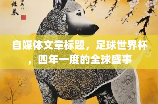 自媒体文章标题，足球世界杯，四年一度的全球盛事吉安市靖泰电力工程有限公司