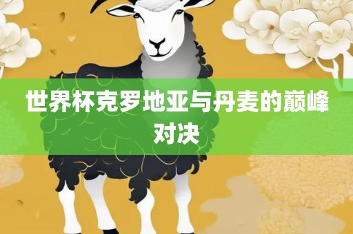 世界杯克罗地亚与丹麦的巅峰对决吉安市靖泰电力工程有限公司