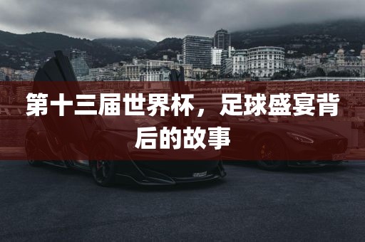第十三届世界杯，足球盛宴背后的故事吉安市靖泰电力工程有限公司