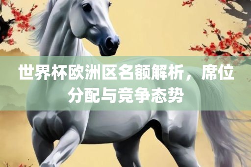 世界杯欧洲区名额解析，席位分配与竞争态势吉安市靖泰电力工程有限公司