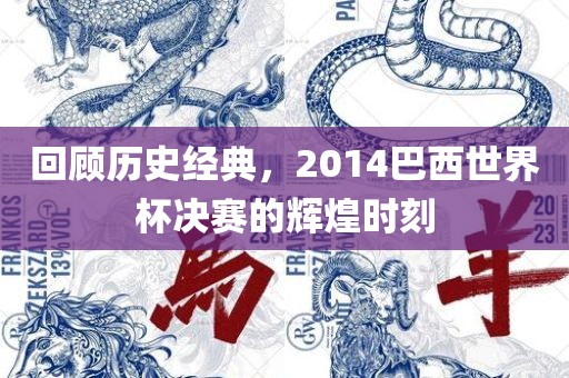 回顾历史经典，2014巴西世界杯决赛的辉吉安市靖泰电力工程有限公司煌时刻