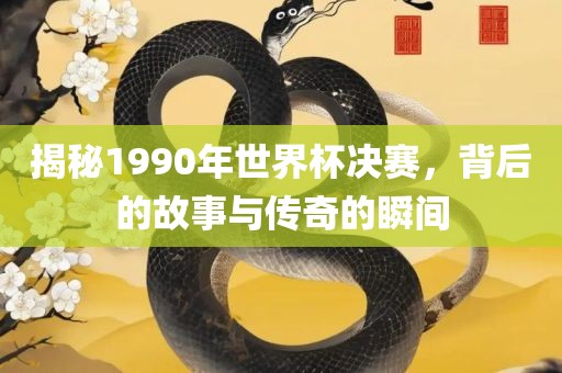 揭秘1990年世界杯决赛，背后的故事与传奇的瞬间吉安市靖泰电力工程有限公司