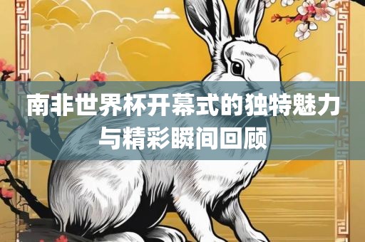 南非世界杯开幕式的独特魅力与精彩瞬间回顾吉安市靖泰电力工程有限公司