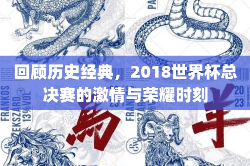 回顾历史经典，2018世界杯总决赛的激情与荣耀时刻
