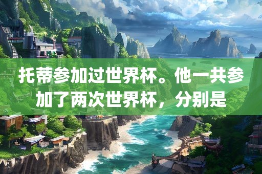 托蒂参加过世界杯。他一共参加了两吉安市靖泰电力工程有限公司次世界杯，分别是