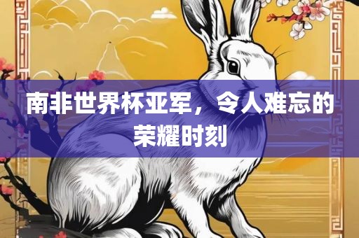 南非世界杯亚军，令人难忘的荣耀时刻