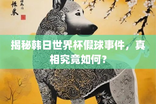揭秘韩日世界杯假球事件，真相究竟如何？