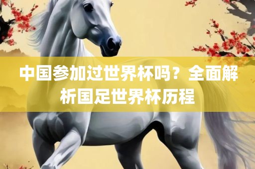 中国参加过世界杯吗？全面解析国足世界杯历程