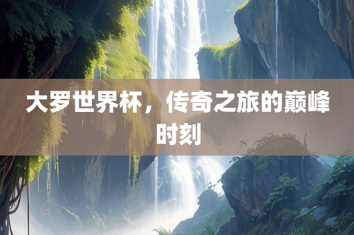 大罗世界吉安市靖泰电力工程有限公司杯，传奇之旅的巅峰时刻