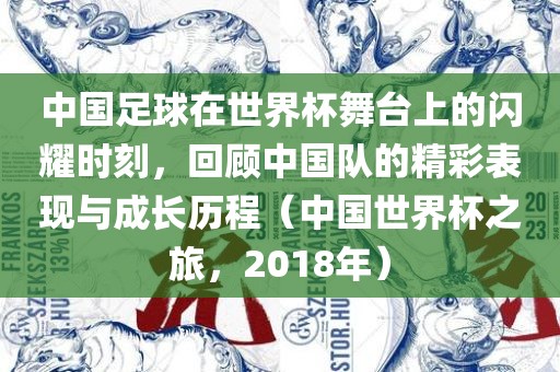 中国足球在世界杯舞台上的闪耀时刻，回顾中国队的精彩表现与成长历程（中国世界杯之旅，2018年）吉安市靖泰电力工程有限公司