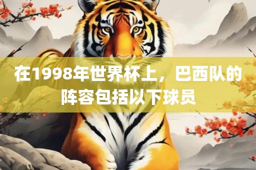 在1998年世界杯上，巴西队的阵容包括以下球员