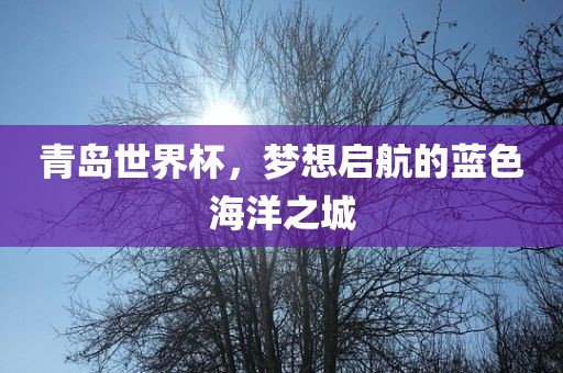 青岛世界杯，梦想启航的蓝色海洋之城