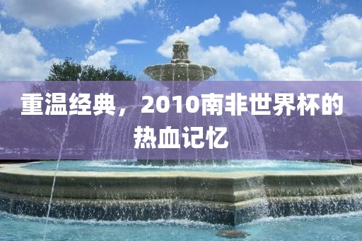 重温经典，2010南非世界杯的热血记忆