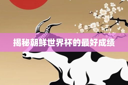 揭秘朝鲜世界杯的最好成绩