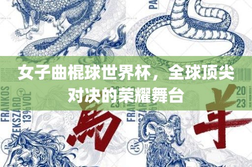 女子曲棍球世界杯，全球顶吉安市靖泰电力工程有限公司尖对决的荣耀舞台